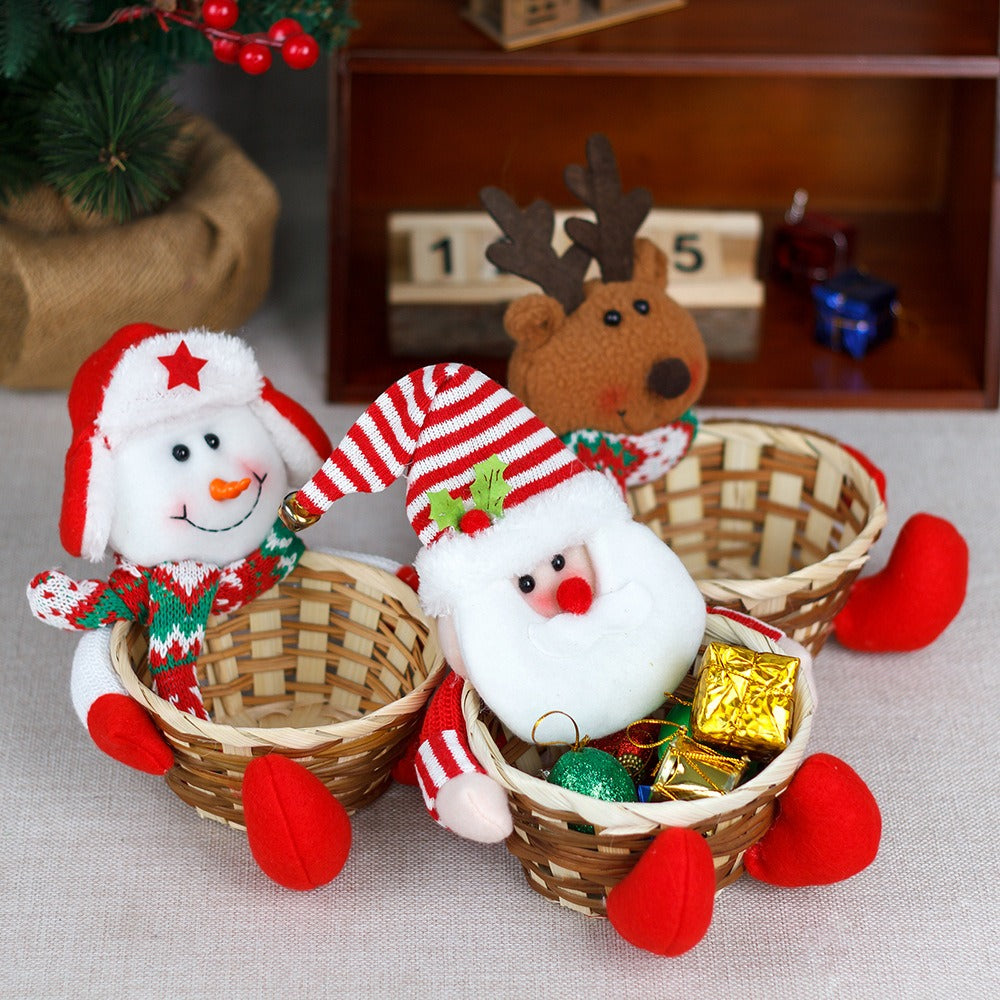 Christmas candy baskets