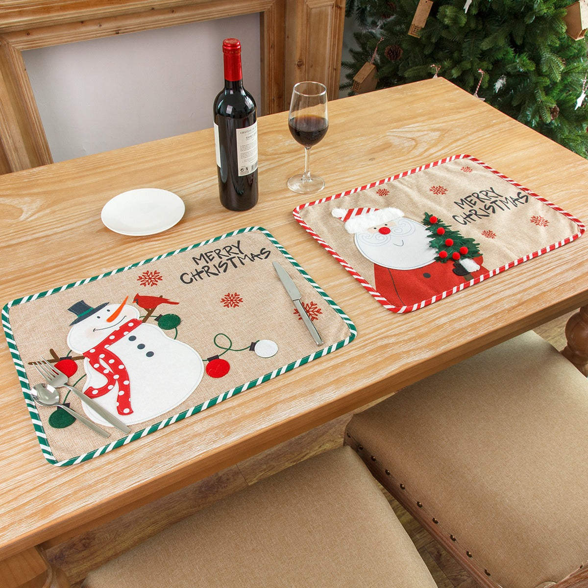 Meal Mat Christmas Decorative