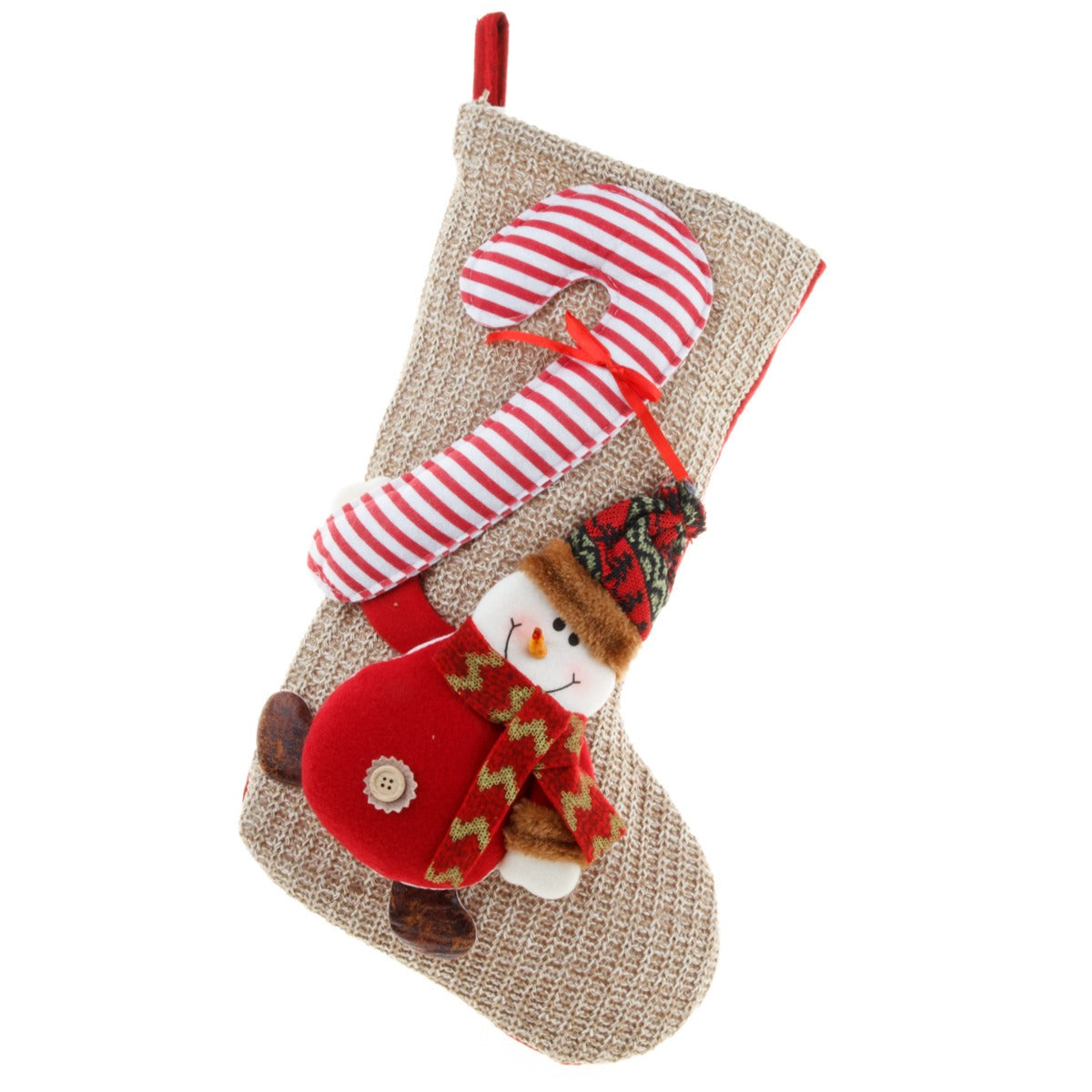 Christmas Large Knitted Socks Gift Bag