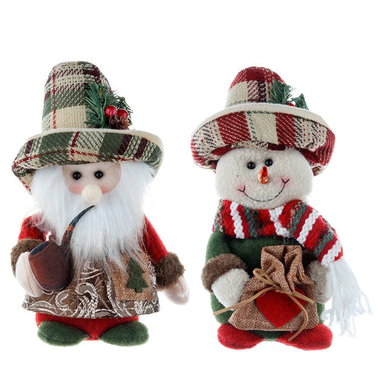 Christmas Cloth Standing Doll