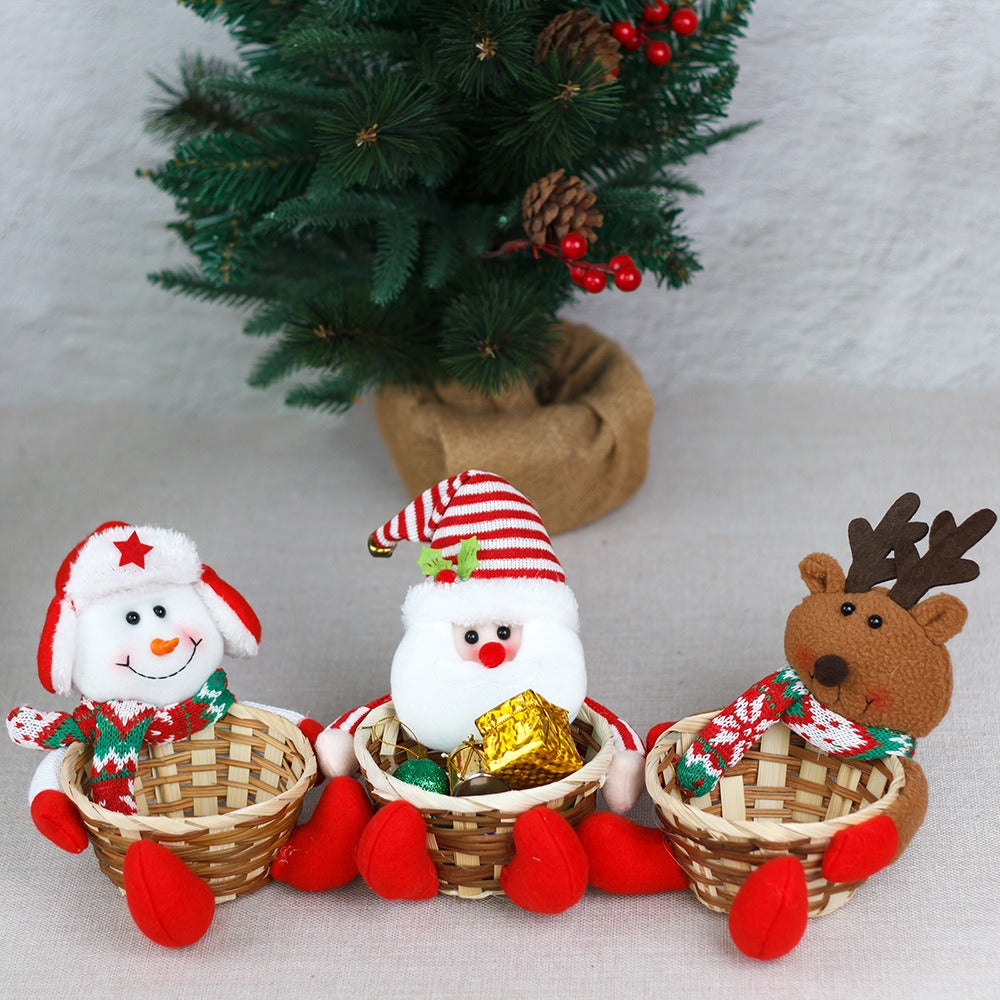 Christmas candy baskets