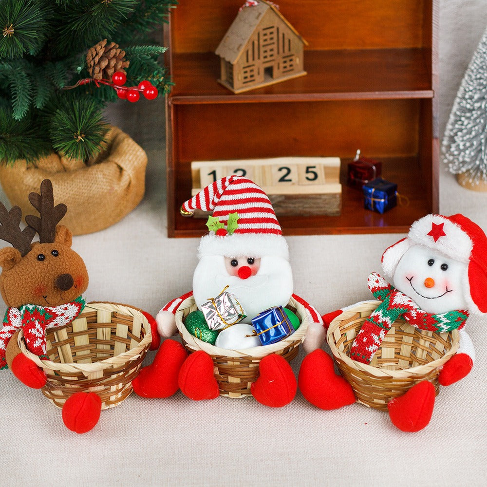 Christmas candy baskets