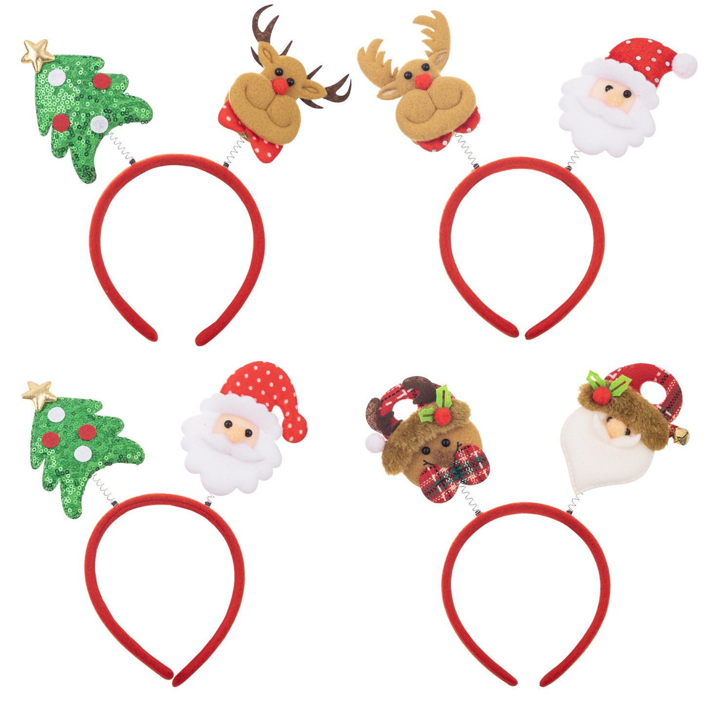 4pcs Christmas headband